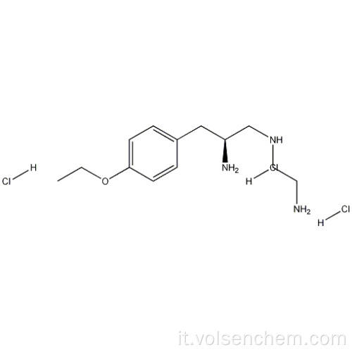 CAS 221640-06-8, intermedio del Gadoxetate disodio (S) -N1- (2-amminoetil) -3- (4-etossifenil) propan-1,2-diamine.3HCl